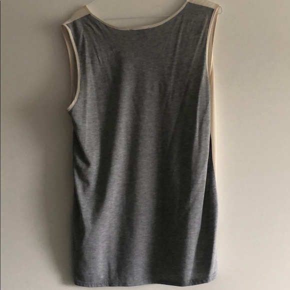 Forever 21 cream and grey tank top - Picture 3 of 5